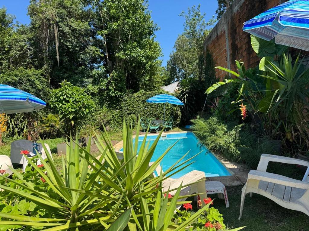 Apart El Altillo, loft ambientes abiertos 6 pax en Cataratas pileta compartida